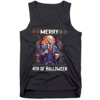 Halloween Funny Happy 4th Of July Anti Joe Biden Funny Biden Meme Tank Top