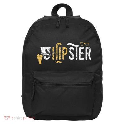 Hipster Funny Hip Replacement Get Well Gift New Hip Surgery 16 in Basic Backpack