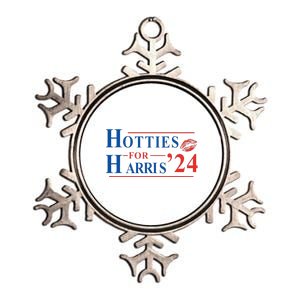 Hotties For Harris Kamala Harris For President 2024 Metallic Star Ornament