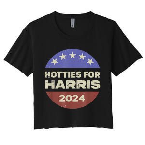 Hotties For Harris 24 Women's Crop Top Tee