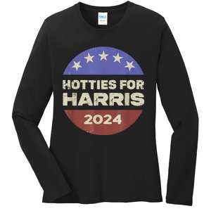 Hotties For Harris 24 Ladies Long Sleeve Shirt