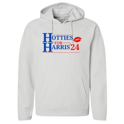 Hotties For Harris 24 Performance Fleece Hoodie