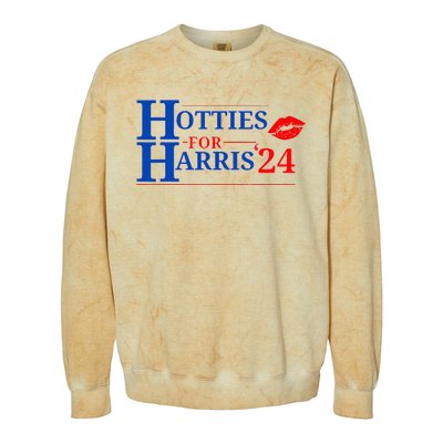 Hotties For Harris 24 Colorblast Crewneck Sweatshirt