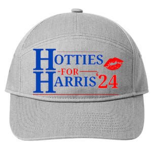 Hotties For Harris 24 7-Panel Snapback Hat