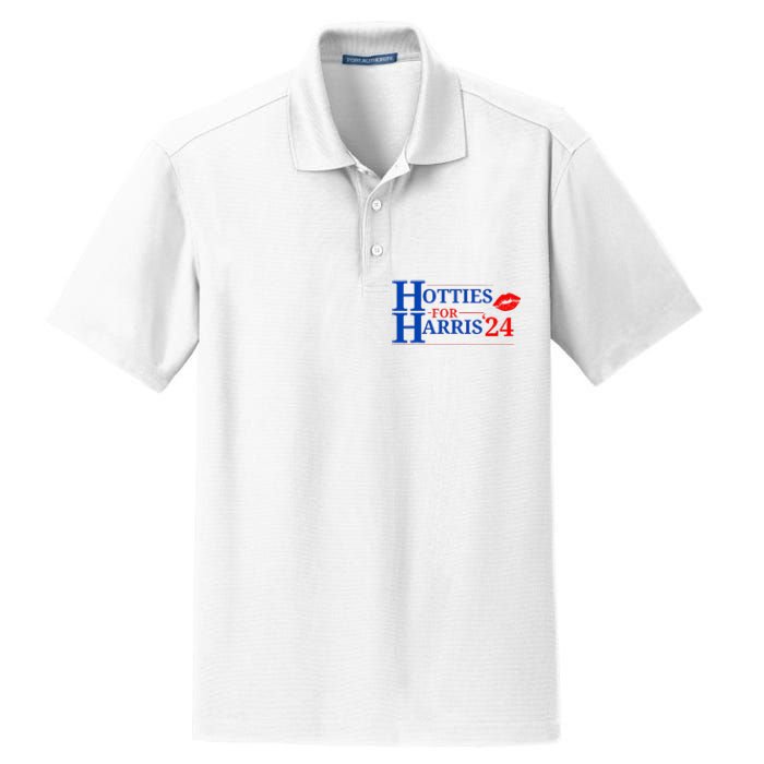 Hotties For Harris 24 Dry Zone Grid Polo