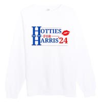 Hotties For Harris 24 Premium Crewneck Sweatshirt