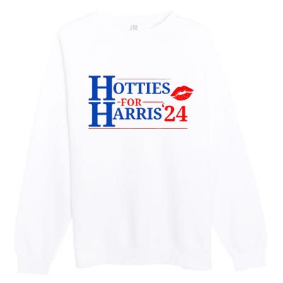 Hotties For Harris 24 Premium Crewneck Sweatshirt