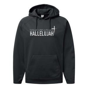 Hard Fought Heartfelt Been Through Hell Hallelujah Christian Performance Fleece Hoodie