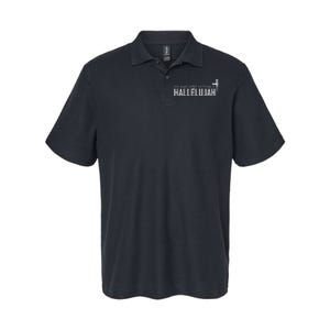 Hard Fought Heartfelt Been Through Hell Hallelujah Christian Softstyle Adult Sport Polo