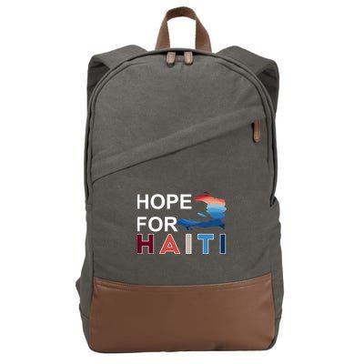 Hope For Haiti Earthquake Relief Cotton Canvas Backpack