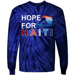 Hope For Haiti Earthquake Relief Tie-Dye Long Sleeve Shirt