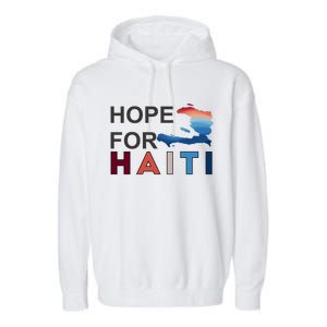 Hope For Haiti Earthquake Relief Garment-Dyed Fleece Hoodie