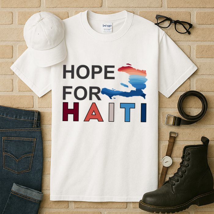 Hope For Haiti Earthquake Relief Tall T-Shirt