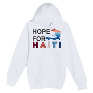 Hope For Haiti Earthquake Relief Premium Pullover Hoodie