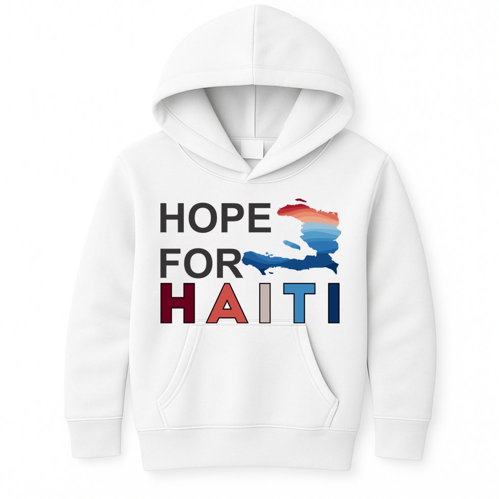 Hope For Haiti Earthquake Relief Kids Hoodie
