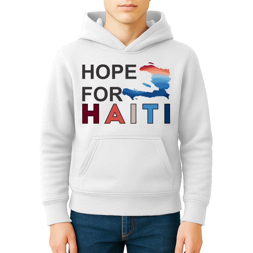 Hope For Haiti Earthquake Relief Kids Hoodie