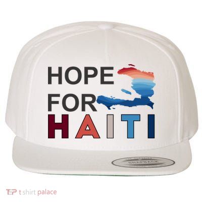 Hope For Haiti Earthquake Relief Wool Snapback Cap