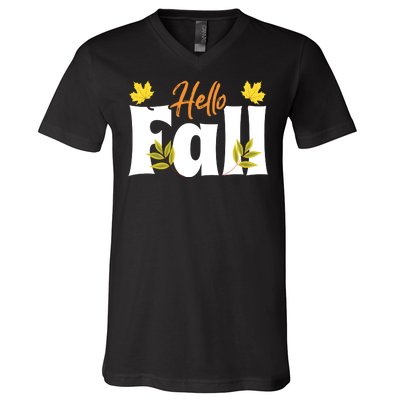 Hello Fall V-Neck T-Shirt