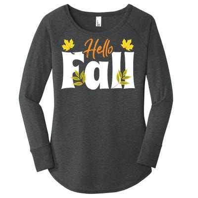 Hello Fall Women's Perfect Tri Tunic Long Sleeve Shirt