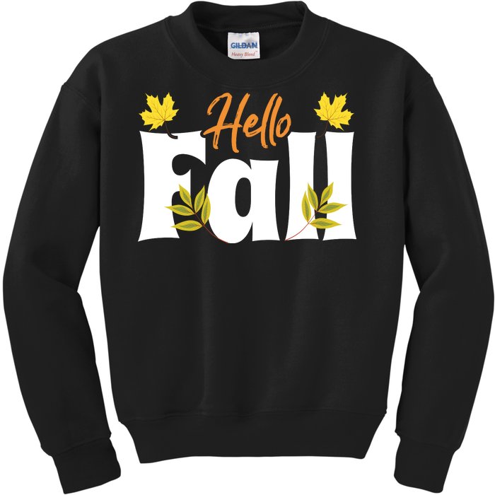 Hello Fall Kids Sweatshirt