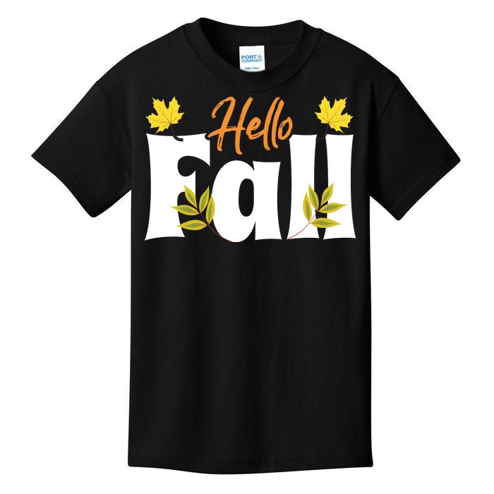 Hello Fall Kids T-Shirt