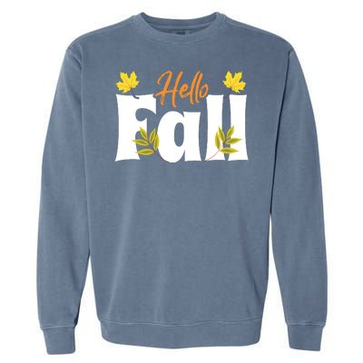 Hello Fall Garment-Dyed Sweatshirt