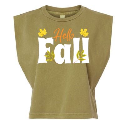 Hello Fall Garment-Dyed Women's Muscle Tee