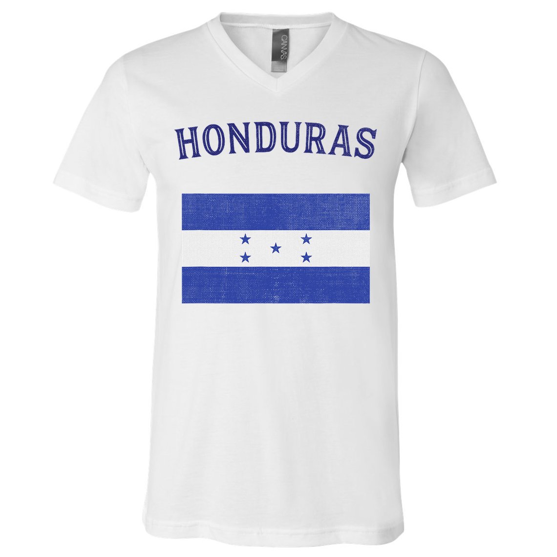Honduras Flag V-Neck T-Shirt