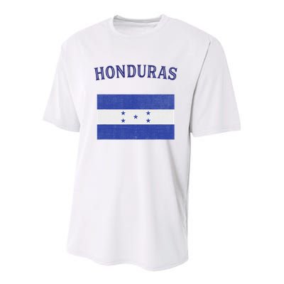 Honduras Flag Youth Performance Sprint T-Shirt