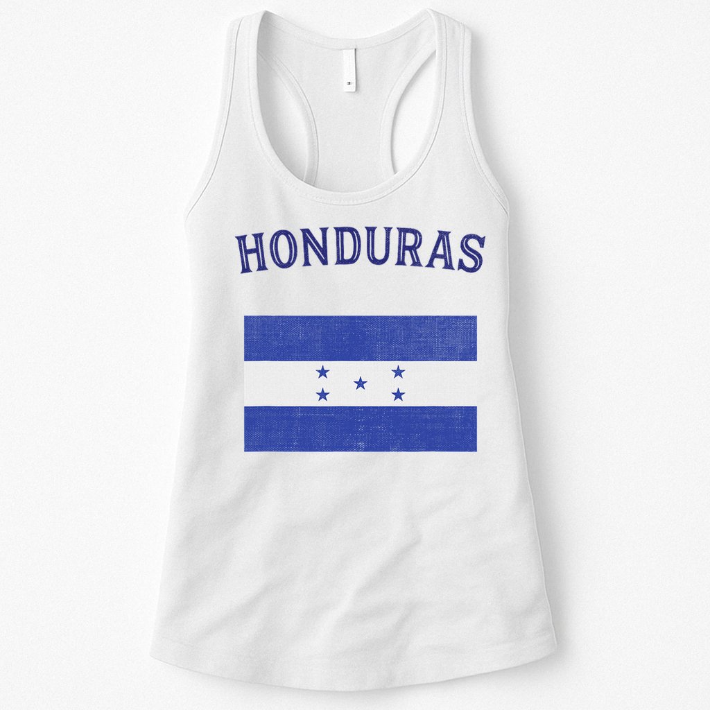 Honduras Flag Womens Tank Top