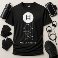 Hello Future Hbar Hedera Hashgraph Solana Kaspa Xrp Crypto Performance Shirt