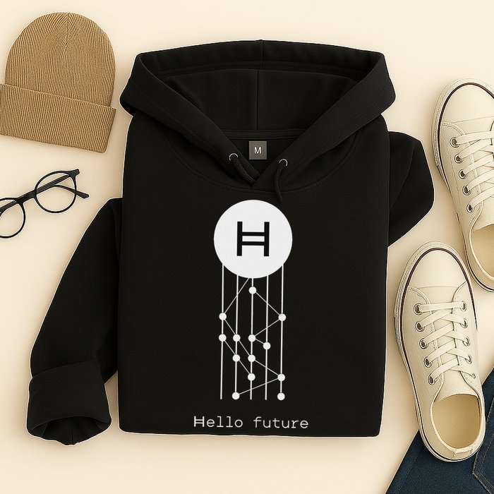 Hello Future Hbar Hedera Hashgraph Solana Kaspa Xrp Crypto Hoodie
