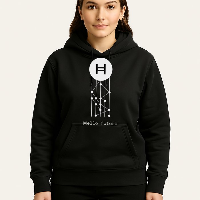 Hello Future Hbar Hedera Hashgraph Solana Kaspa Xrp Crypto Hoodie
