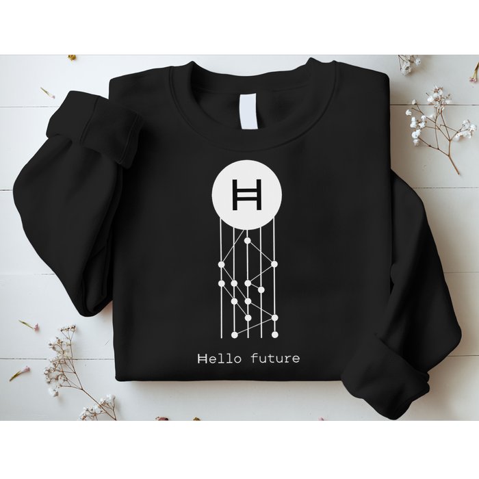 Hello Future Hbar Hedera Hashgraph Solana Kaspa Xrp Crypto Sweatshirt