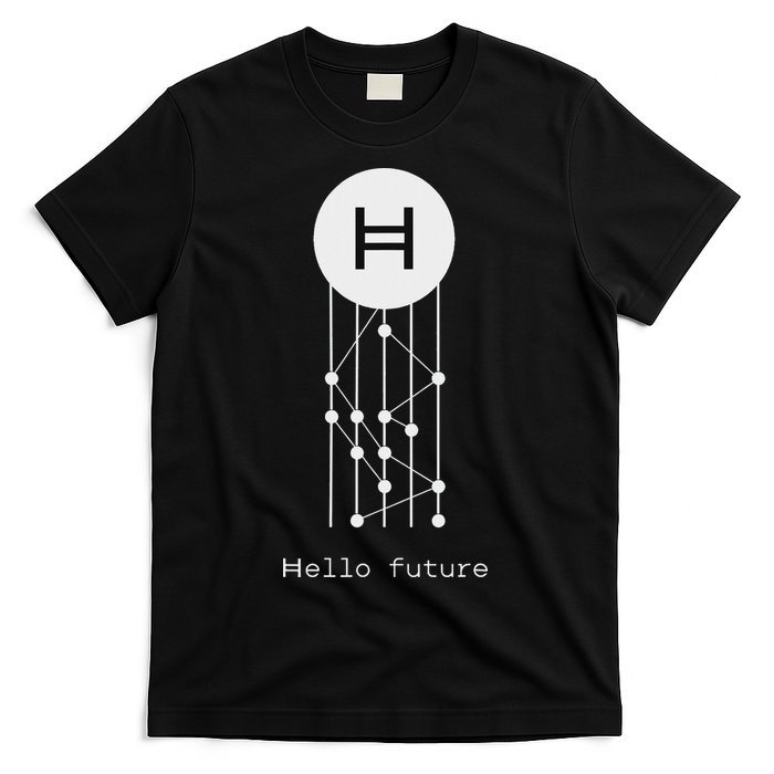 Hello Future Hbar Hedera Hashgraph Solana Kaspa Xrp Crypto T-Shirt