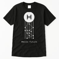 Hello Future Hbar Hedera Hashgraph Solana Kaspa Xrp Crypto Tall T-Shirt