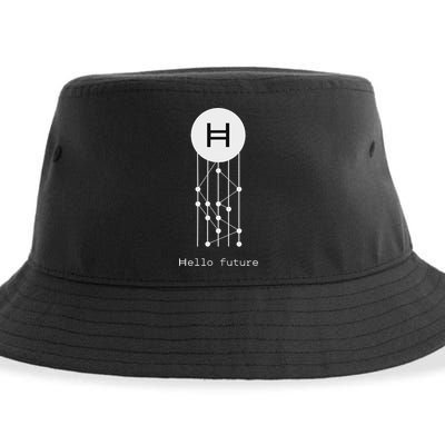 Hello Future Hbar Hedera Hashgraph Solana Kaspa Xrp Crypto Sustainable Bucket Hat