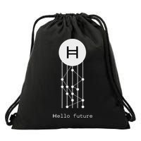 Hello Future Hbar Hedera Hashgraph Solana Kaspa Xrp Crypto Drawstring Bag