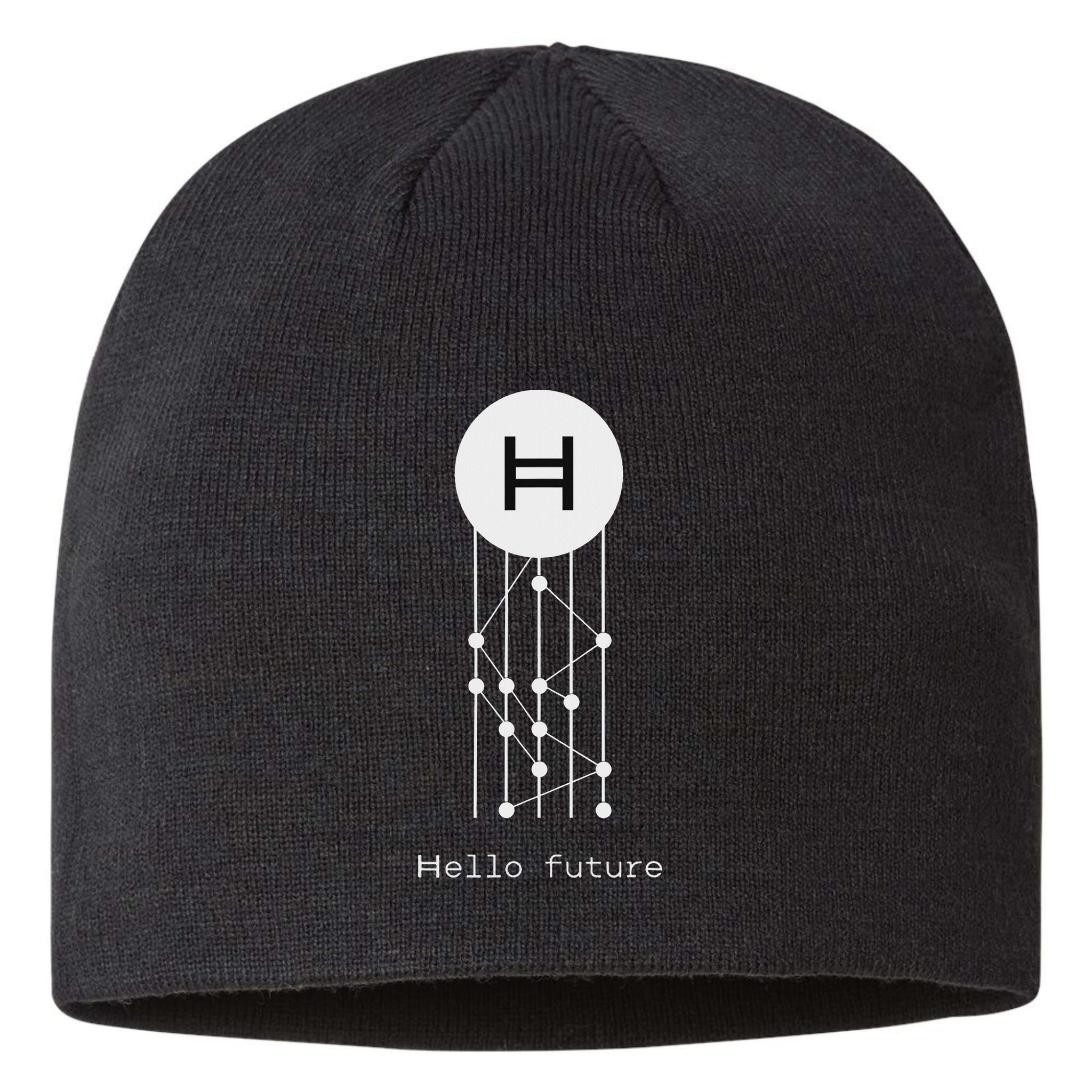 Hello Future Hbar Hedera Hashgraph Solana Kaspa Xrp Crypto Sustainable Beanie