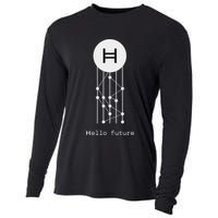 Hello Future Hbar Hedera Hashgraph Solana Kaspa Xrp Crypto Cooling Performance Long Sleeve Crew