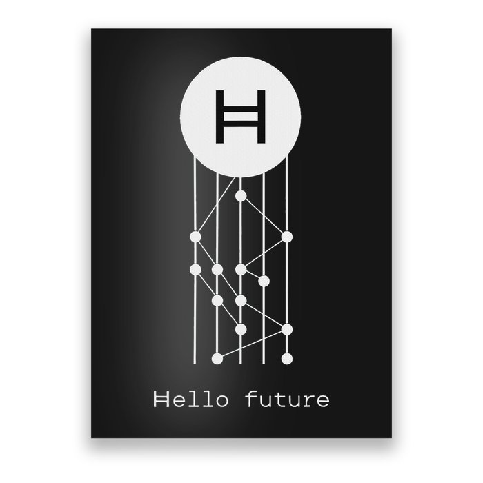 Hello Future Hbar Hedera Hashgraph Solana Kaspa Xrp Crypto Poster