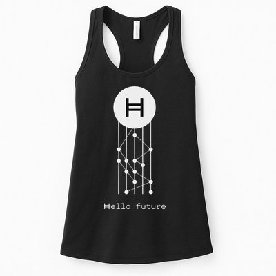 Hello Future Hbar Hedera Hashgraph Solana Kaspa Xrp Crypto Womens Tank Top
