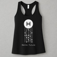 Hello Future Hbar Hedera Hashgraph Solana Kaspa Xrp Crypto Womens Tank Top