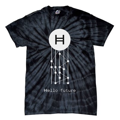 Hello Future Hbar Hedera Hashgraph Solana Kaspa Xrp Crypto Tie-Dye T-Shirt