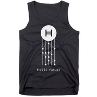 Hello Future Hbar Hedera Hashgraph Solana Kaspa Xrp Crypto Tank Top