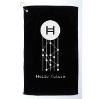 Hello Future Hbar Hedera Hashgraph Solana Kaspa Xrp Crypto Golf Towel