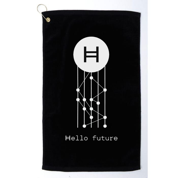 Hello Future Hbar Hedera Hashgraph Solana Kaspa Xrp Crypto Golf Towel