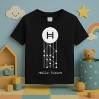 Hello Future Hbar Hedera Hashgraph Solana Kaspa Xrp Crypto Toddler T-Shirt