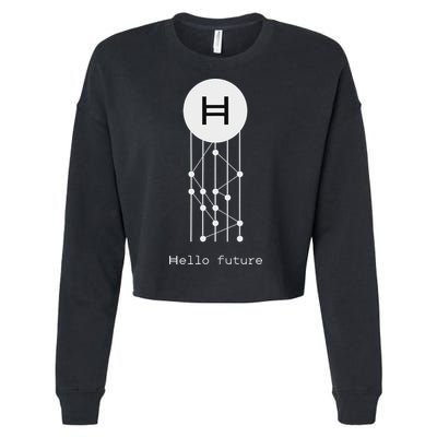 Hello Future Hbar Hedera Hashgraph Solana Kaspa Xrp Crypto Cropped Pullover Crew