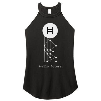 Hello Future Hbar Hedera Hashgraph Solana Kaspa Xrp Crypto Women's Perfect Tri Rocker Tank